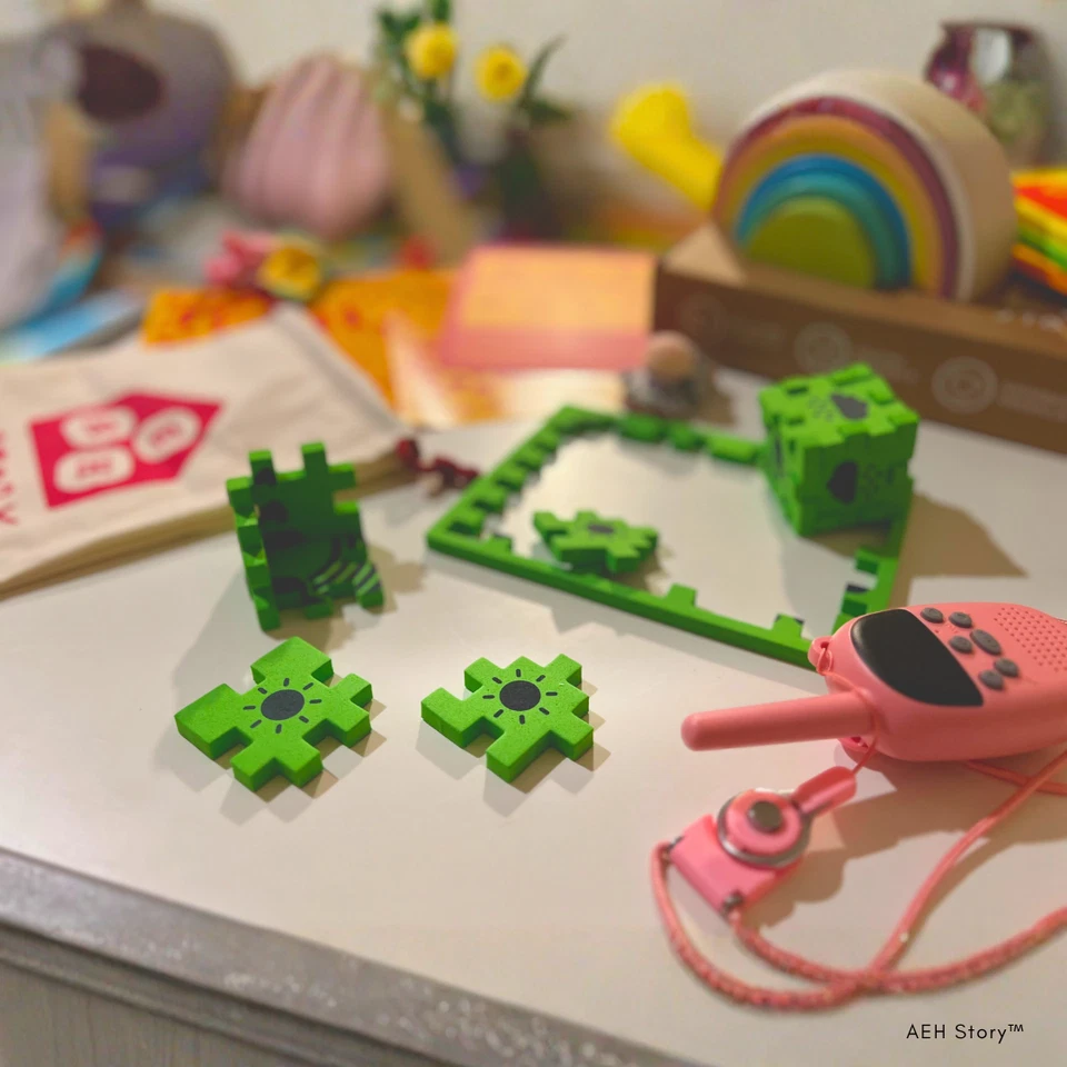 AEH Story Rompecabezas 2D y 3D Juguetes Educativos Niños 3-9 Años Pantalla Gratis Viaje Juguete Verde Foto 4 de 4