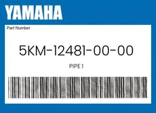 Yamaha Genuine Pipe 1 - 5Km-12481-00-00