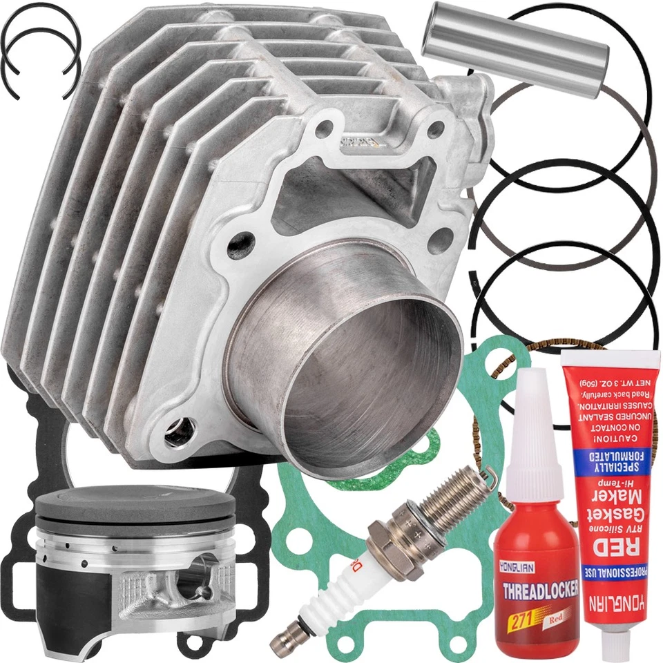 Engine Cylinder Piston & Top End Rebuild Kit For Kawasaki Bayou 250 KLF250 03-11 Foto 2 de 4