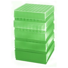 Argos R3115 Green Polypropylene 81 Place Microcentrifuge Tube Freezer Storage...