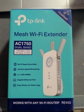 Tp-Link RE450 AC1750 Gigabit Mesh Wi-Fi Range Extender - Brand New Sealed