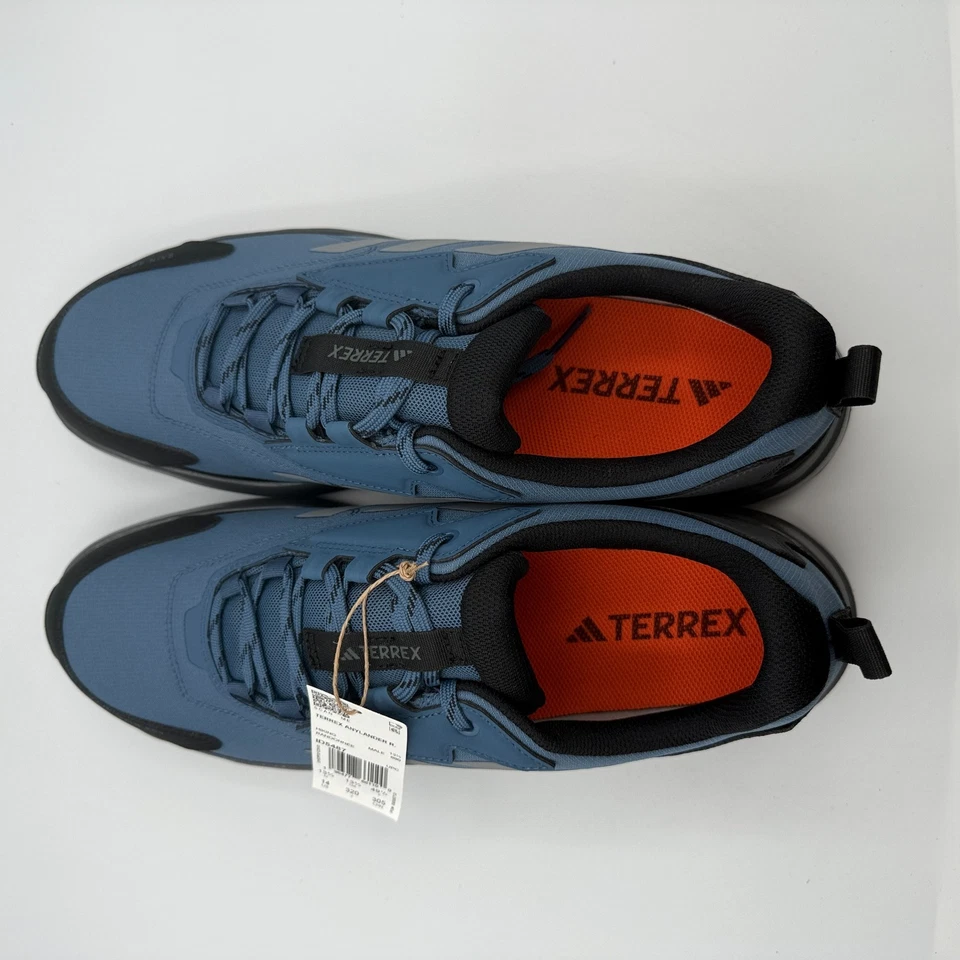 Adidas Terrex Anylander Zapatos de Senderismo Azul Negro Gris Trail Running Aire Libre Foto 4 de 4