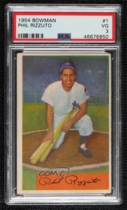 1954 Bowman Phil Rizzuto #1 PSA 3 HOF