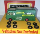 Lesney Matchbox King Size K-5 BP Racing Car Transporter (TIRES ONLY) 8 Tires
