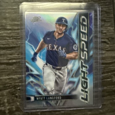 WYATT LANGFORD - SP REFRACTOR LIGHT SPEED #LS-4- 2025 Topps Chrome Cosmic
