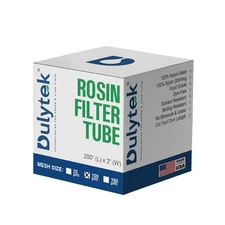 Dulytek Nylon Filter Tube/Sleeve 100 Micron, 2"x200" Roll, Food-Grade Dye-Free