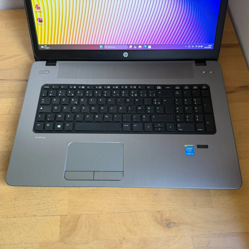 PC portable | Très Rapide | HP Probook 17,3" | i5 + SSD 256Go | Windows 11 Pro - Photo 2/4