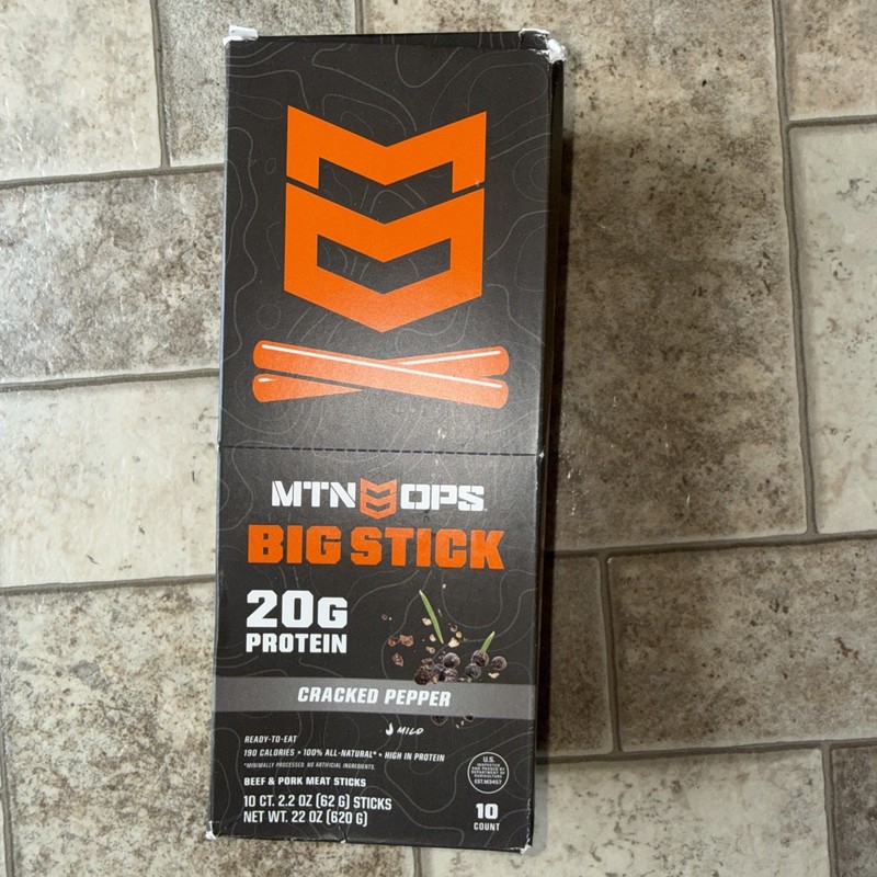 MTN OPS Big Stick High Protein Meat Sticks - 20g 22 Ounce (Pack of 1)