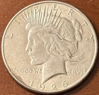 1926 S Peace Dollar Silver $1 Coin San Francisco Mint 90% Silver US Coin