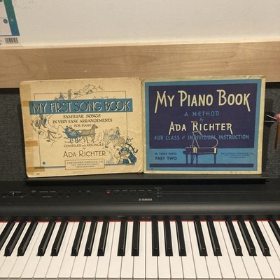 vtg lot 2.     Ada Richter very easy music My First Song My Piano Book Part 2