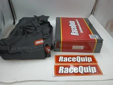 RACEQUIP DRIVER SUIT 2XL BLACK 110 SERIES SFI-1 1-L PYROVATEX 110007 RQP OPENBOX