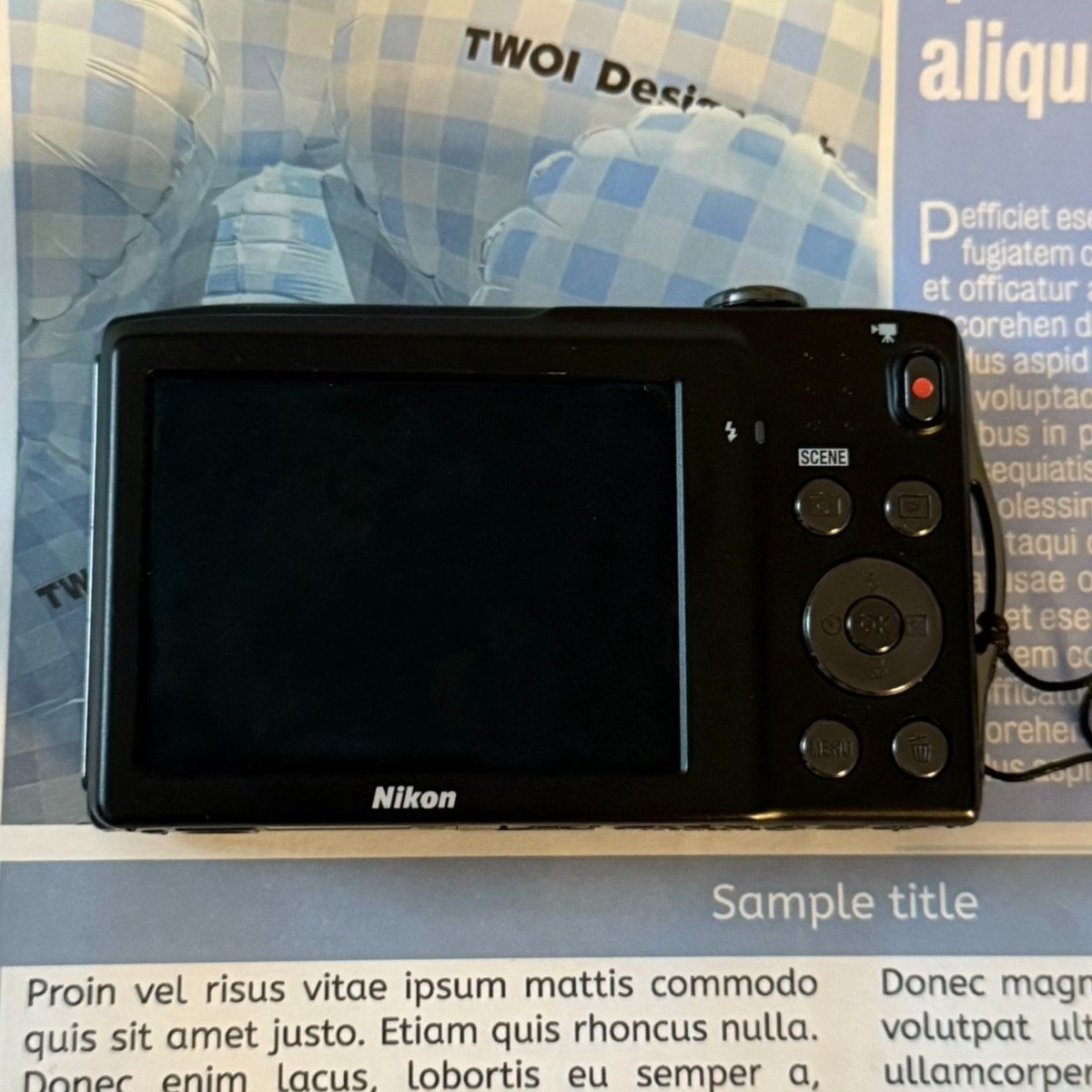 Nikon COOLPIX S3300 Digital Camera 16.0MP 6X Optical Zoom Black
