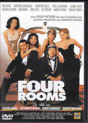 Four Rooms--DVD--Antonio Banderas--Madonna--Jennifer Beals--Tim Roth
