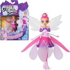 Crystal Flyers, Magical Flying Doll with Crystal Wings, Interactive Kids Toys fo