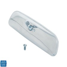 Espejo retrovisor interior GM Cars 1962-66 8" cromado con marca "Guía" correcta