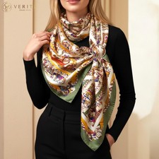 RARE VINTAGE HERMES Silk Scarf "A la Gloire de Guillaume" Carre 90