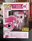 VAULTED Funko POP! Heroes: HARLEY QUINN (Pink Hearts) #45 Hot Topic Exclusive