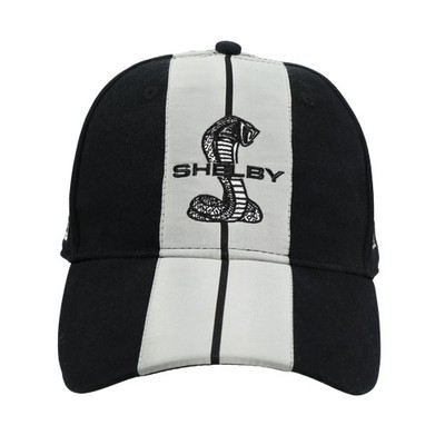 Shelby Cobra Official Black with Grey Stripes Hat