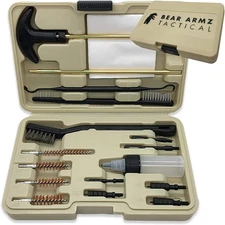 Universal Handgun Cleaning Kit, Gun Cleaning for .22 .357 9mm .38 .40 .45 with C