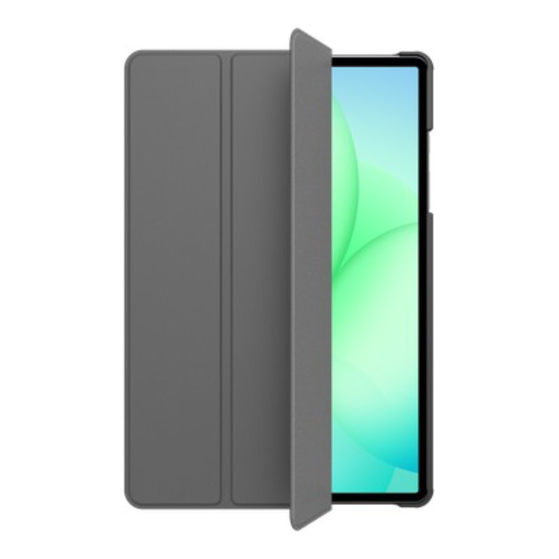 Coque Samsung Galaxy Tab A11 gris protection fine et support trifold pratique