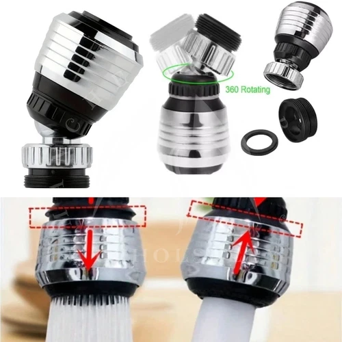 360° Rotate Swivel Water Saving Tap Aerator Diffuser Faucet Nozzle Filter
