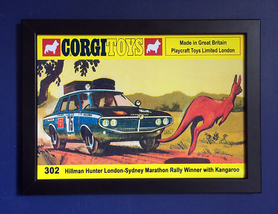 corgi hillman hunter rally car