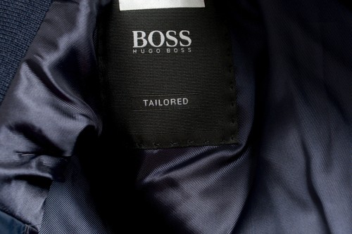 Hugo Boss Men's "T-Lennard4" Blue Wool Silk 2 in 1 Coat US S IT 48 - Picture 10 of 10