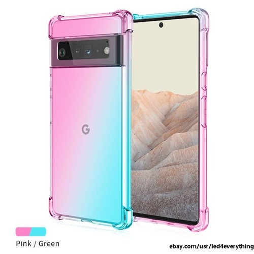 For Google Pixel 8 Pro 8a 7 Pro 7a 5 4 XL Luxruy Shockproof Gradient Clear Case - Picture 10 of 19