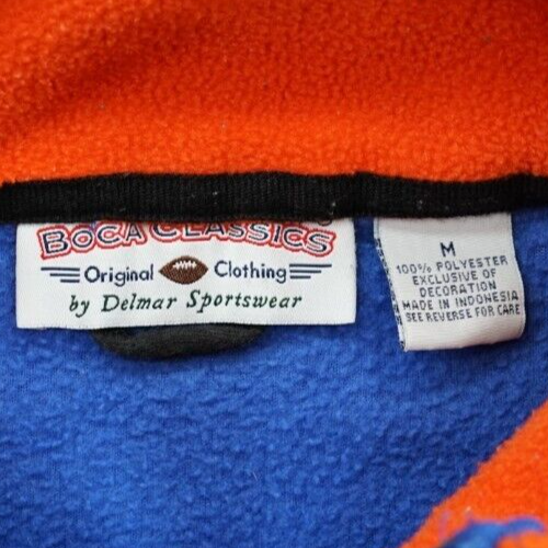 Boca Classics By Delmar Sportswear Florida Gators Jacket Mens Fleece Medium - Picture 5 of 6