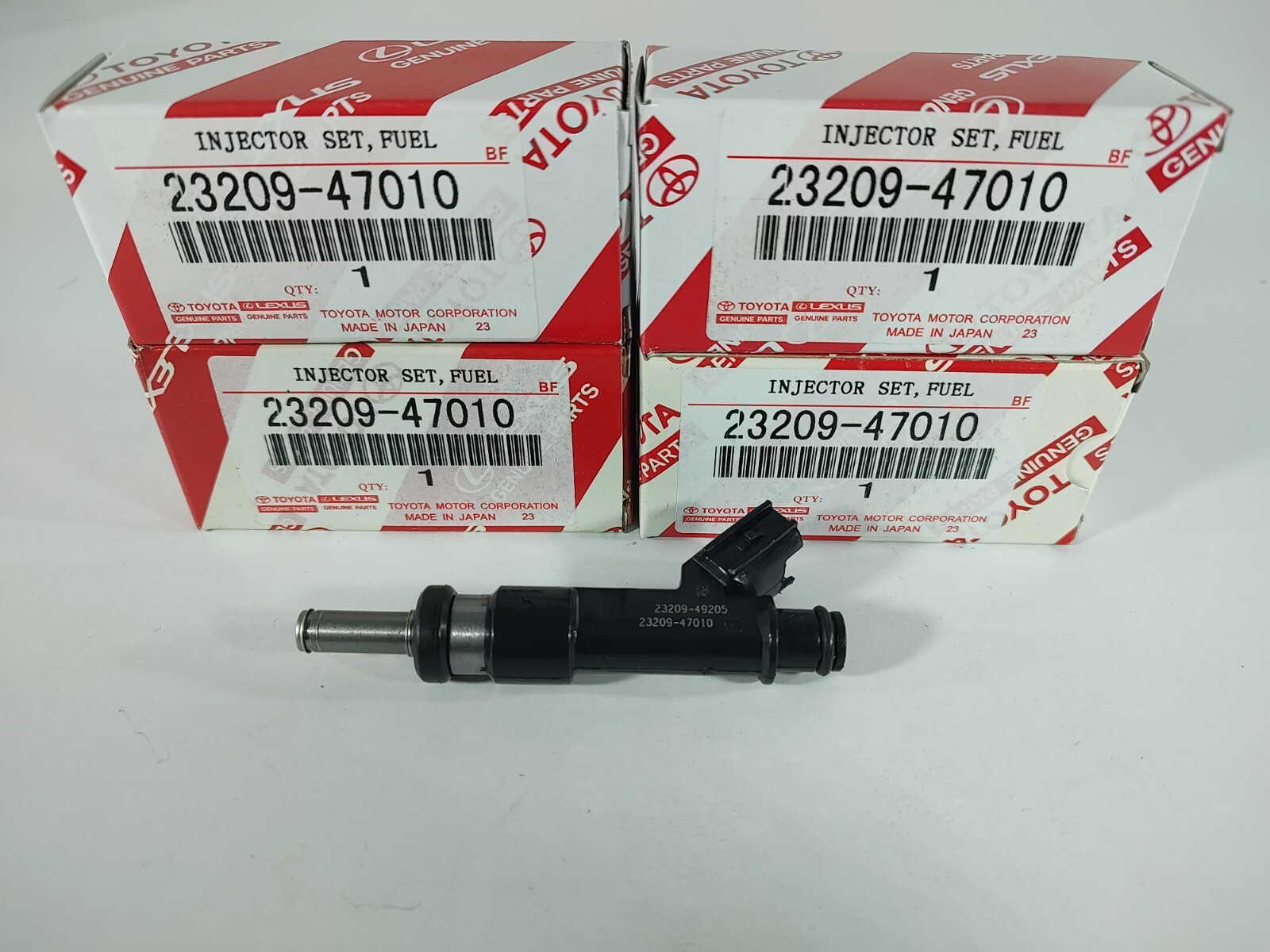 4 x Original fuel injector Toyota Yaris 20112014 (2320947010, 2325047010) eBay