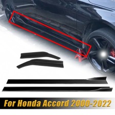 For Honda Accord 2000-2022 Sedan Side Skirt Rear Side Splitter Lip Gloss Black For Honda Accord 2000-2022 Sedan Side Skirt Rear Side Splitter Lip Gloss Black