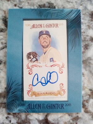 2015 Topps Allen & Ginter's Framed Mini Anthony Ranaudo #AGA-ARA Rookie Auto RC
