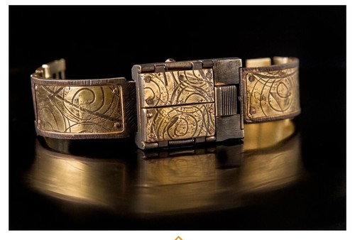 Jaffa Gates in Brass WatchCraft by Eduardo Milieris Handmade Watch 125/1000 - Picture 13 of 18