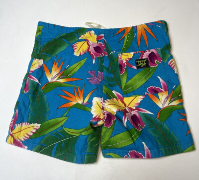VTG Jimmy Jems Medium Mens Swim Shorts Trunks Beach Board Surf Suit USA