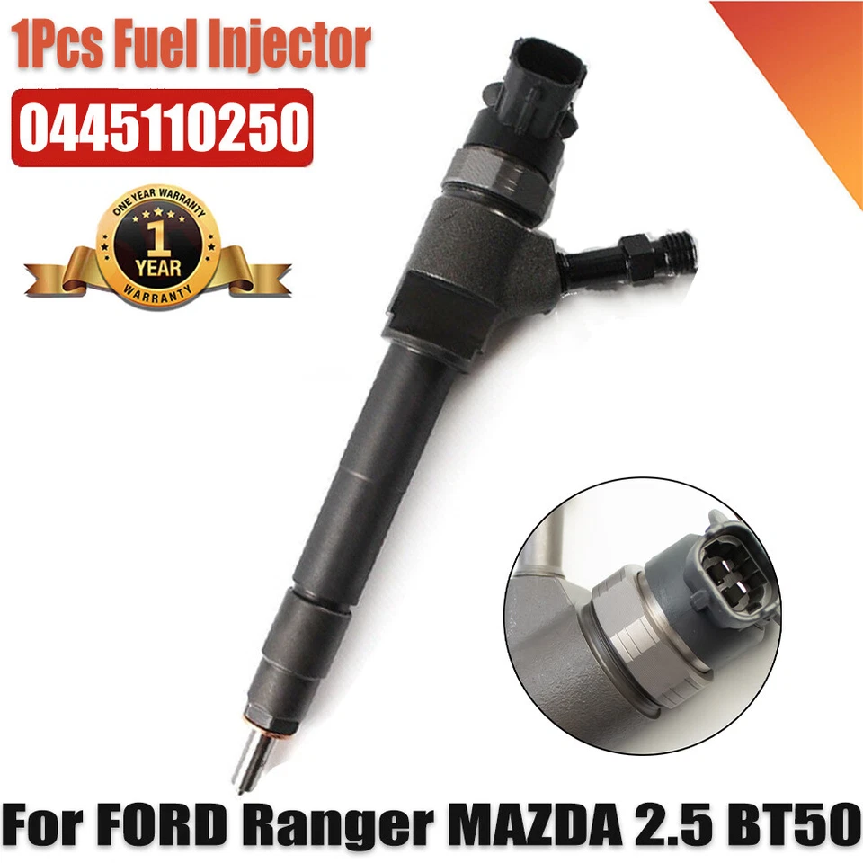 Inyector diésel 0445110250 para Ford Ranger MAZDA BT-50 WLAA13H50 WLAA-13-H50 Foto 2 de 4