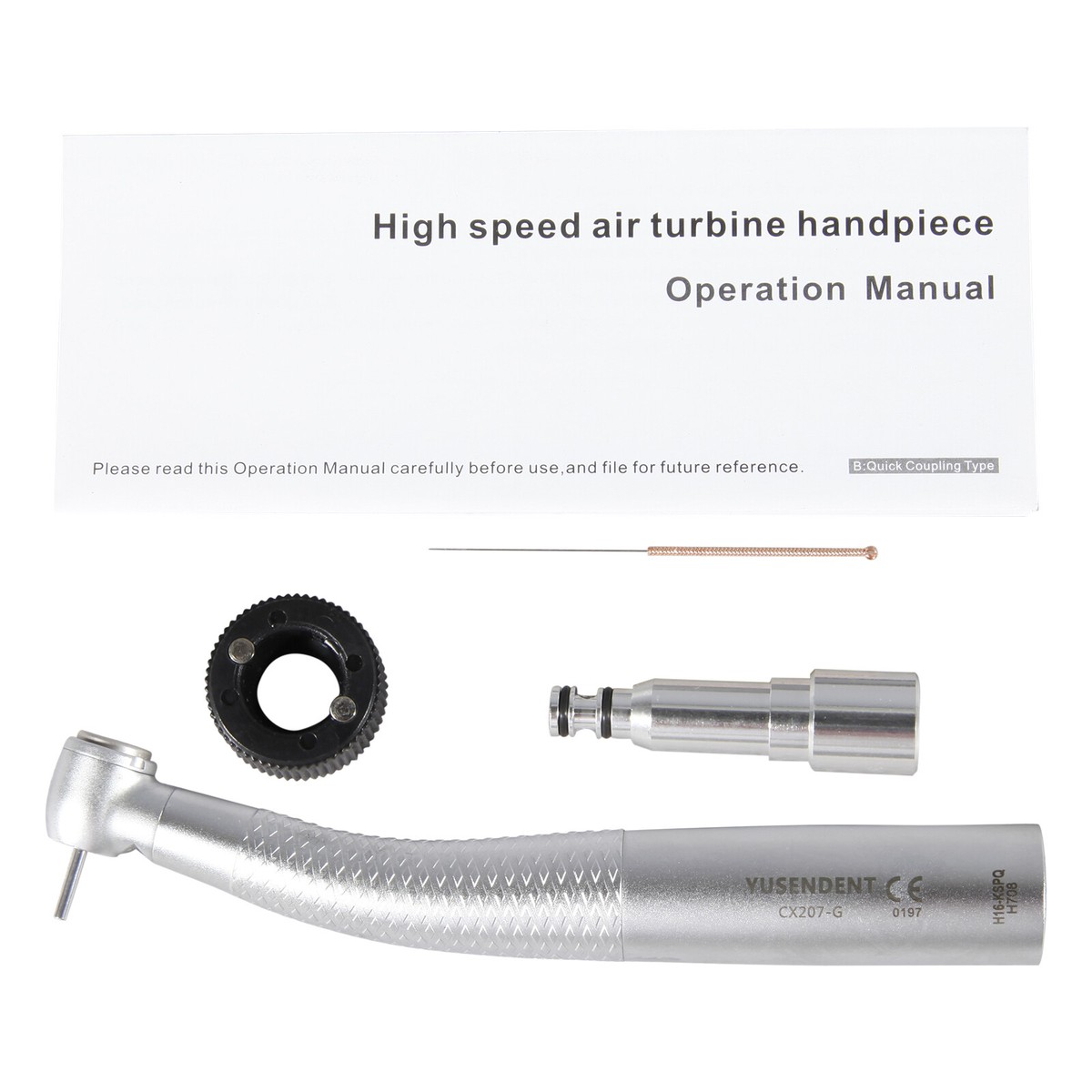 Pièce à Main Dentaire CXO CX207-G LED Fibre Optic - Compatible KV/NSK/Sirona - Neuf