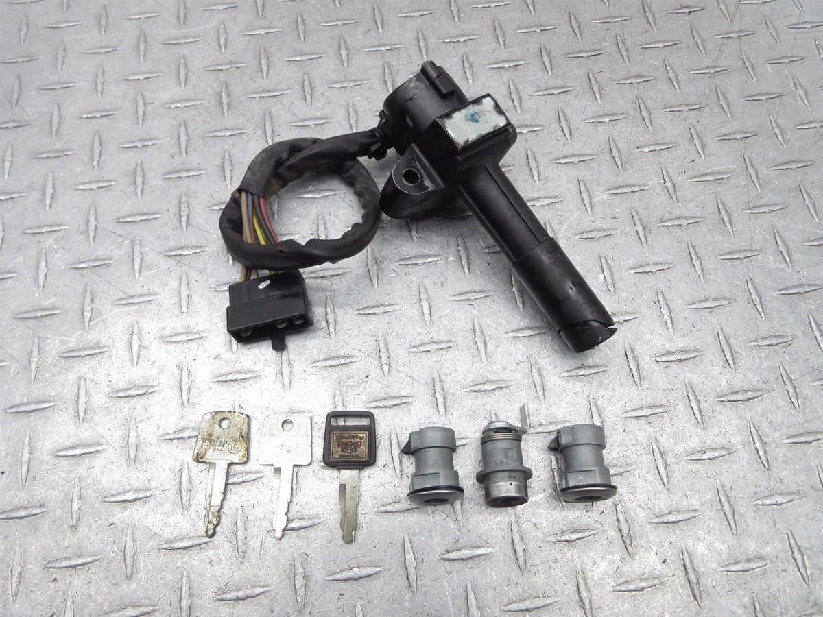 1989 88-90 Honda GL1500 Goldwing Ignition Switch Lock Set Assembly