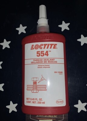 Genuine USA  LOCTITE 554 250mL Refrigerant Thread Sealant 8.45 FL OZ  135489
