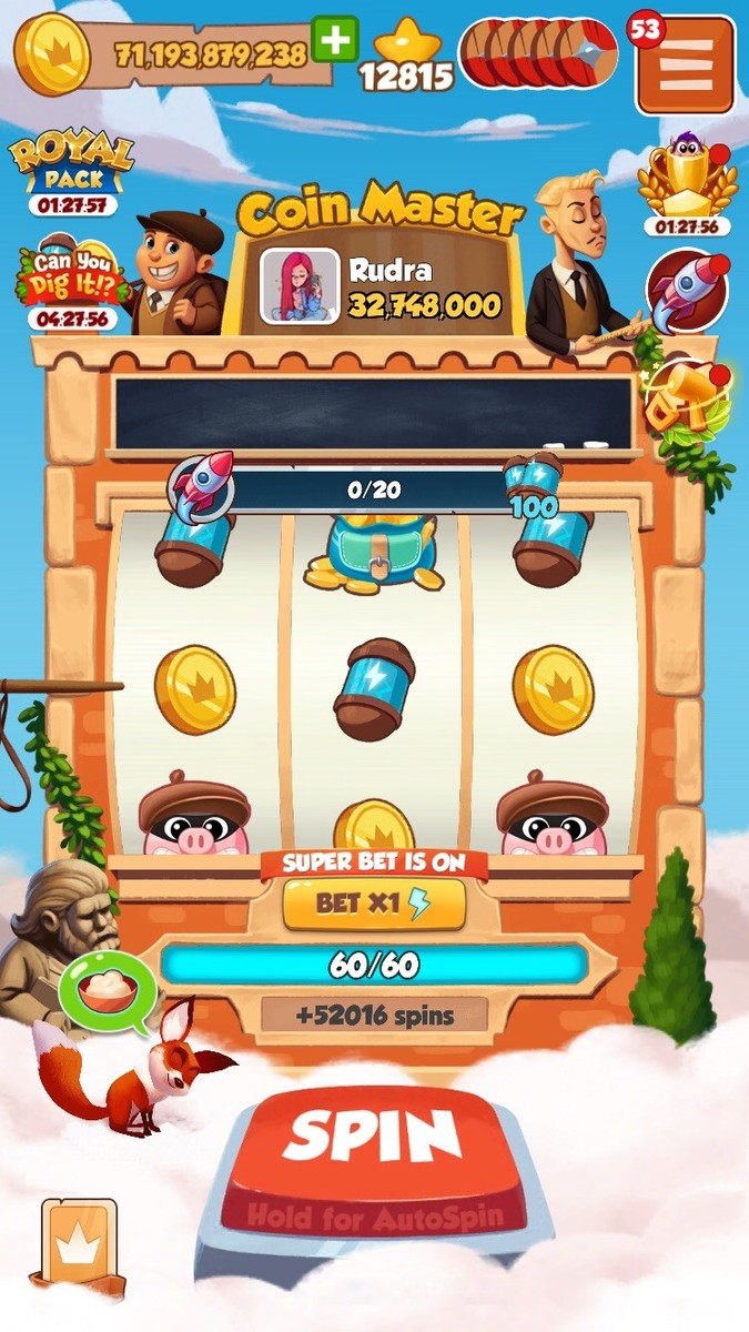 Coin Master 60 Spins Coin Master Level Service - Level Your Account From ?? To 350 And 50-100k Spins | eBay