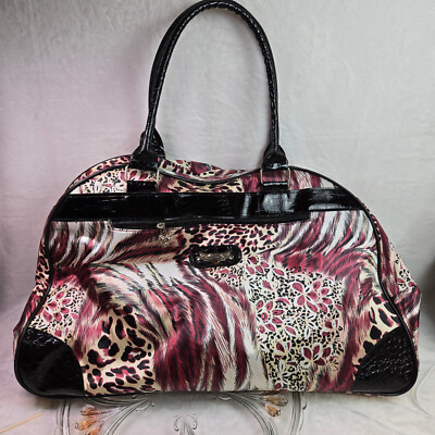 Kathy Van Zeeland Roller Travel Duffel Bag in Tiger Print 21