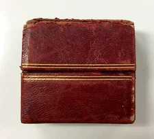 Vintage Perfume Bottle Travel Set With Leather Case And Funnel