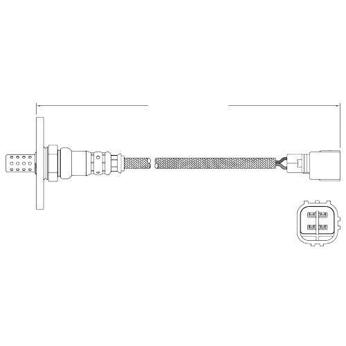 Oxygen Sensor O2 For Toyota Supra JZA80 2JZ-GE 2JZ-GTE pre cat 93-96 - Picture 2 of 2