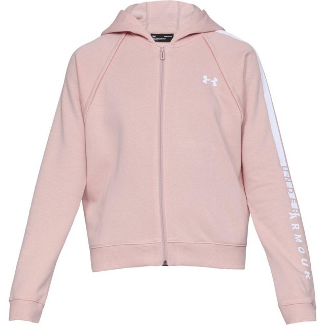 under armour grey and pink hoodie