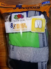 New Fruit of the Loom Boys Boxer Briefs assorted color