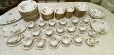 118 pcs Alhambra Bavaria Dinnerware Service for 16 by Margarete Brown/Pink Roses