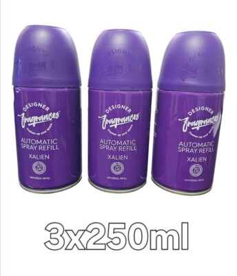 3 x Home Designer Duft Automatisch Raumspray Nachfüller Xalien - 3x250ml 