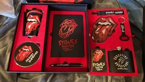 NEW Hackney Diamonds Rolling Stones Tour '24 VIP Souvenir Gift Box Set Of Two