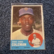 1963 Topps Set-Break # 27 Choo Choo Coleman
