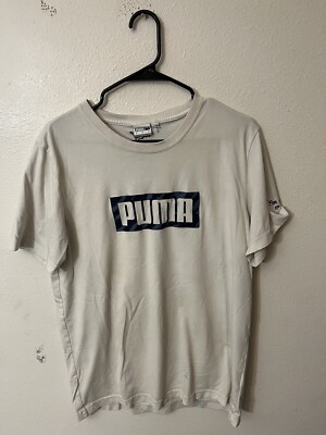 Puma Men's Short Sleeve Summer Splash Graphic Cotton Tee White Large