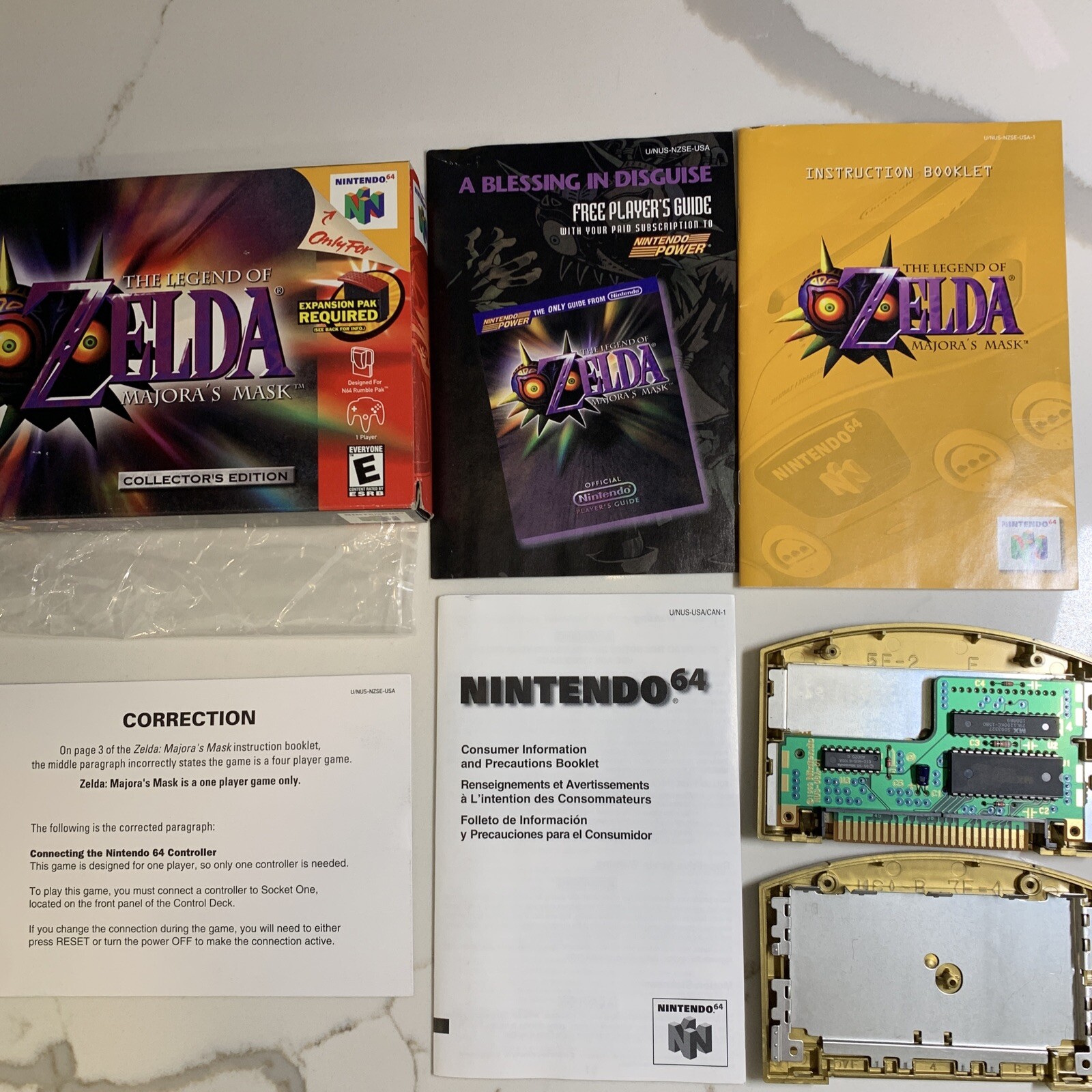 Legend of Zelda: Majora's Mask (N64) Authentic Collector's Edition Complete  CIB 45496870775 | eBay